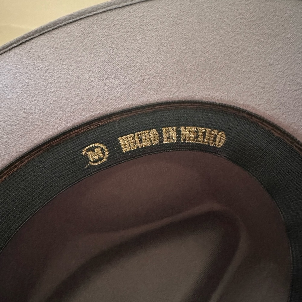 Gray Fedora Hat - image 5